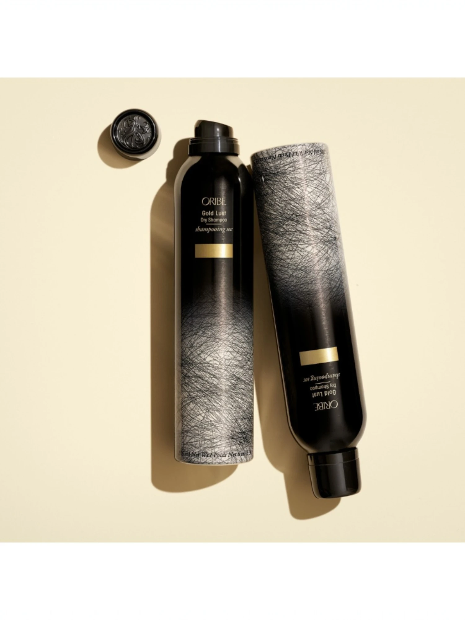 Oribe Gold Lust champú en seco en composición de producto profesional