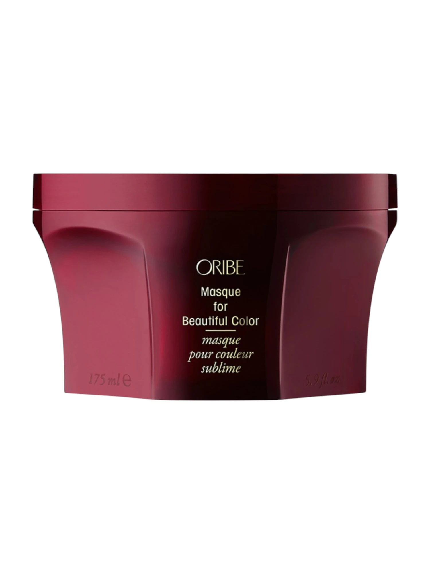 Envase frontal de Oribe Masque for Beautiful Color de 175 ml, mascarilla reparadora para cabello teñido