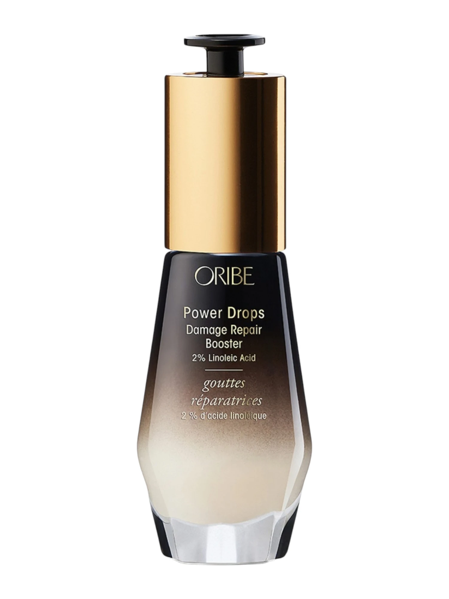 Envase de cristal de Oribe Power Drops Damage Repair Booster de 30 ml con dosificador de precisión para reparación capilar