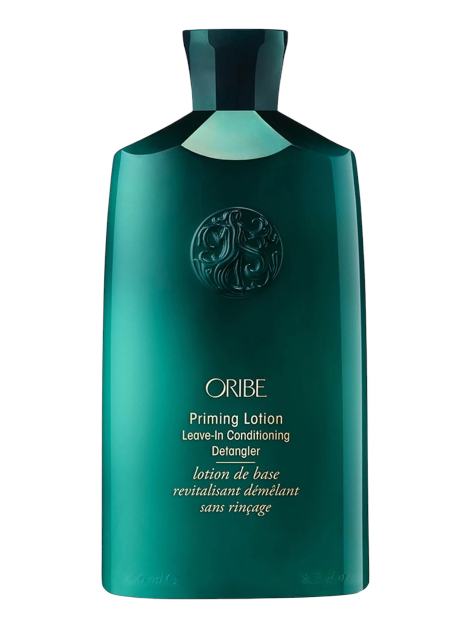 nvase frontal de Oribe Priming Lotion Leave-In Conditioning Detangler de 250 ml, loción desenredante sin aclarado