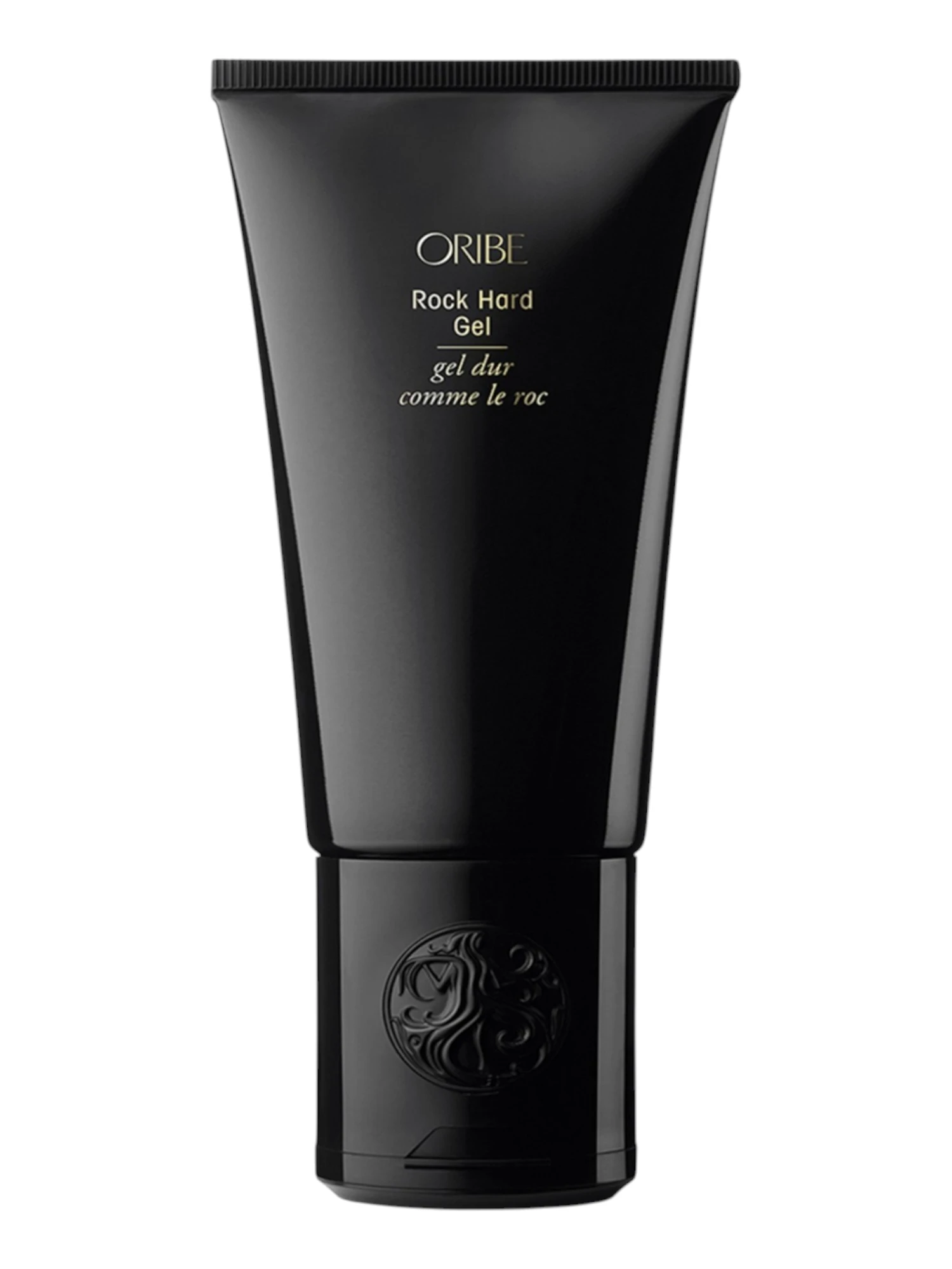 Envase frontal de Oribe Rock Hard Gel fijador de alto rendimiento