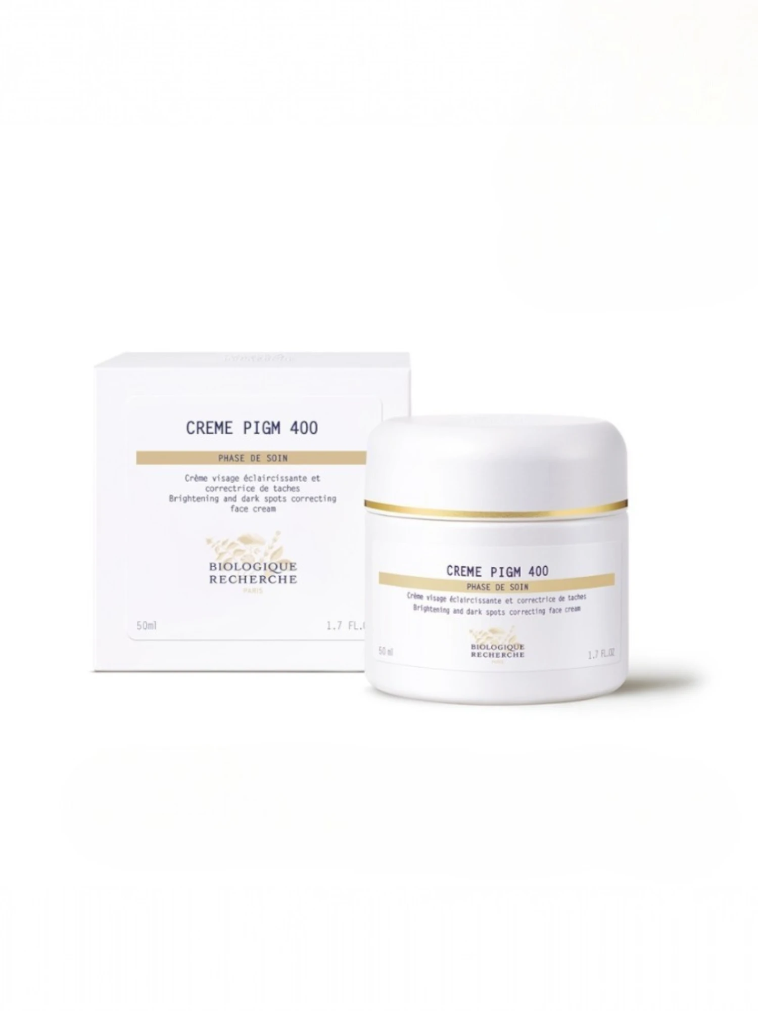 Crème PIGM 400 Biologique Recherche crema iluminadora antimanchas 50ml