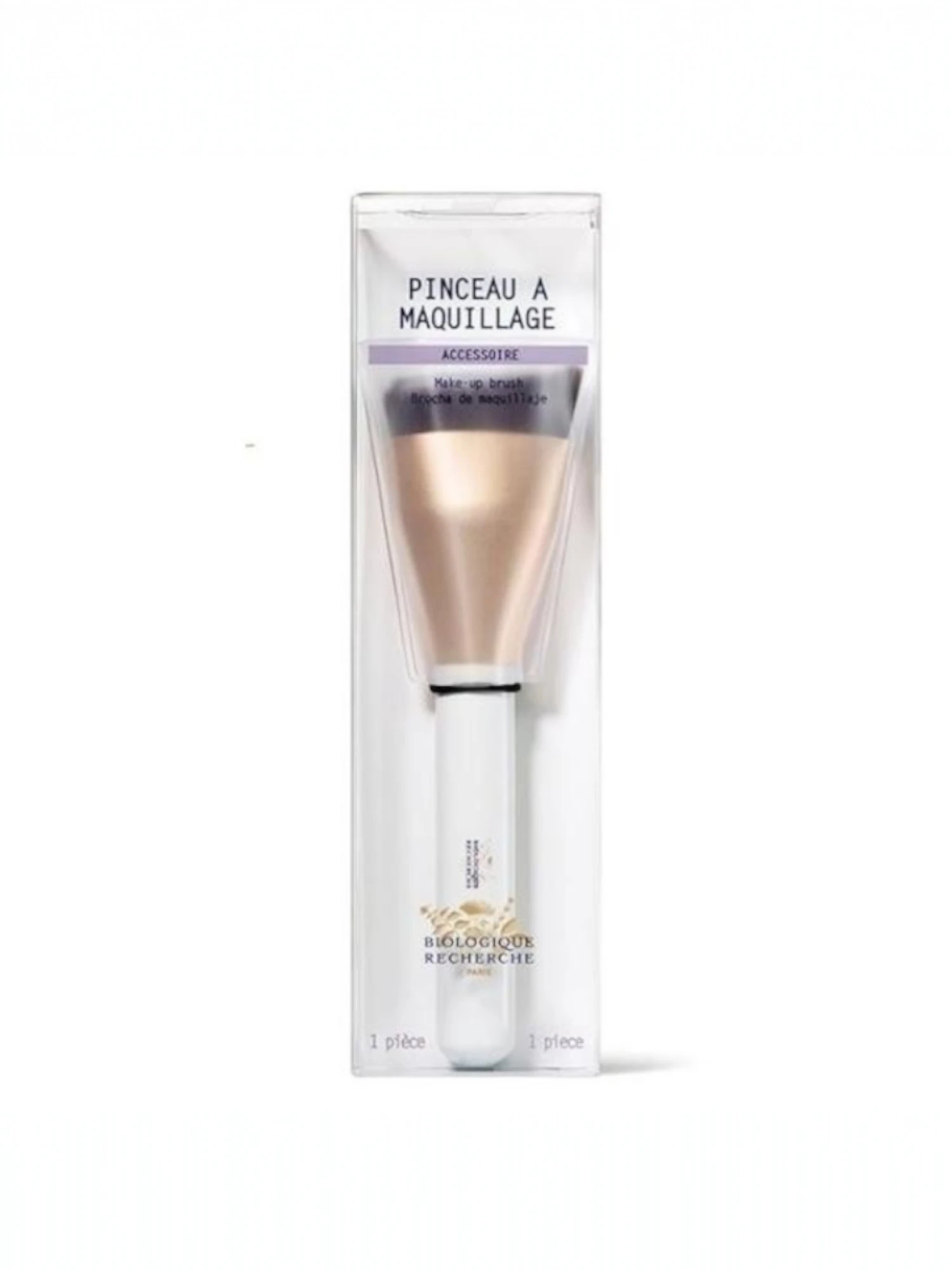 Biologique Pincel De Maquillaje, pincel de maquillaje profesional en su estuche protector.