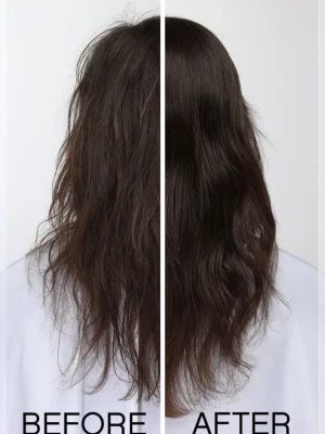 Resultado antes y después con Kevin Murphy SMOOTH AGAIN anti frizz