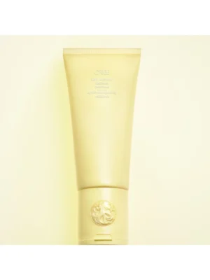 Detalle del envase del acondicionador fortalecedor Hair Alchemy de Oribe