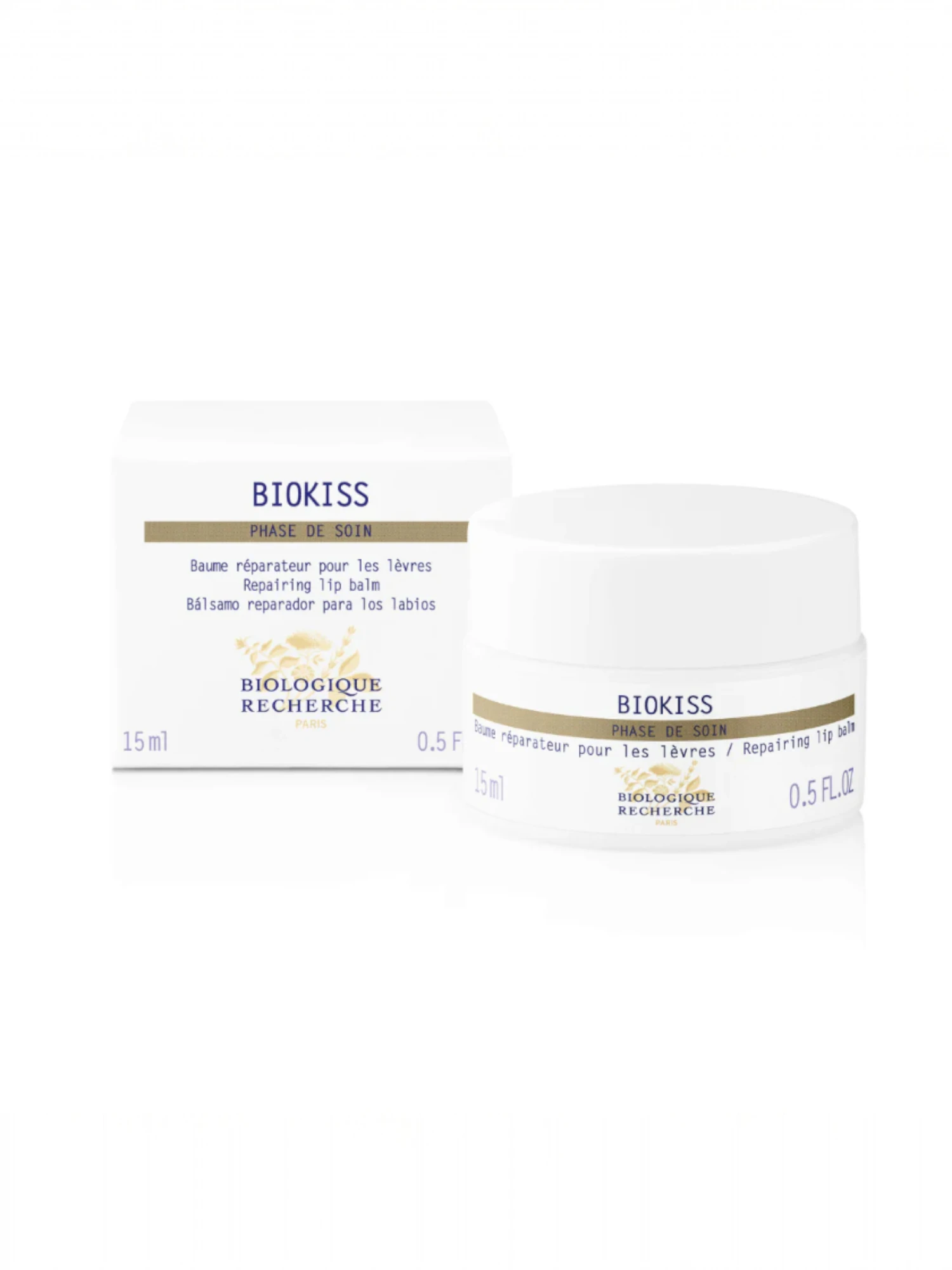 BIOKISS de Biologique Recherche, bálsamo labial regenerador y nutritivo de alta protección.