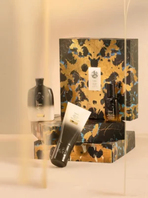 Cofre Oribe Gold Lust Ritual Set presentación de regalo premium