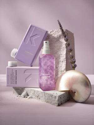 Productos de la rutina Kevin Murphy BLONDE AND BRIGHT para iluminar y cuidar el cabello rubio