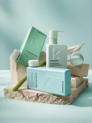 Productos de la rutina Kevin Murphy ETERNAL CURLS para definición y cuidado del cabello rizado