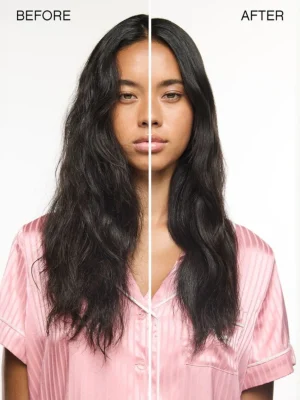 Resultado antes y después del tratamiento nocturno Kevin Murphy NIGHT SHIFT