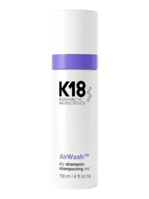 K18 AirWash Dry Shampoo profesional de 118 ml sin residuos visibles