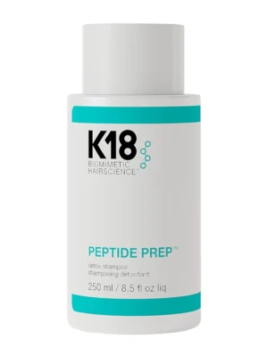 K18 Peptide Prep Detox Shampoo profesional de 250 ml para limpieza profunda del cabello
