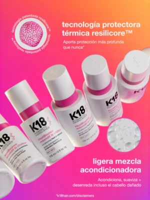 Textura ligera del acondicionador HeatBounce Heat Protectant que acondiciona sin apelmazar