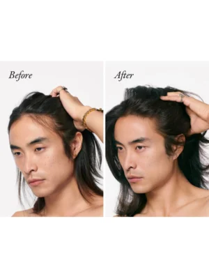 Resultados densificantes del champú Oribe Serene Scalp en cabello fino masculino