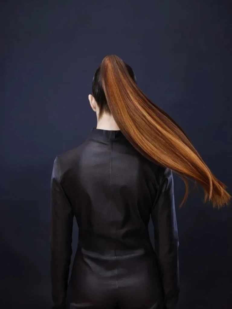 Extensiones Great Lengths de cabello Remy con cutícula alineada y brillo natural en Salón Rafael Dueñas Madrid