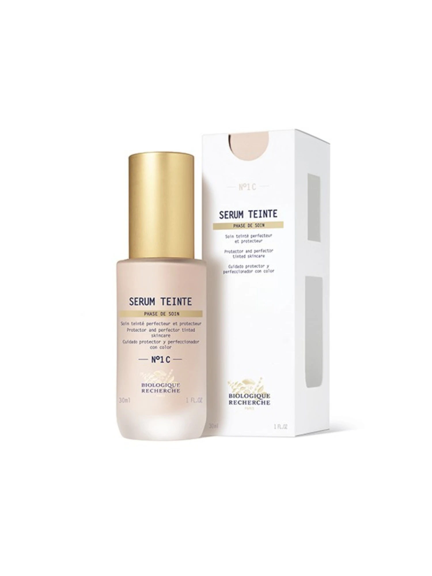 Sérums Teinté de Biologique Recherche, suero con color perfeccionador y protector nº1C