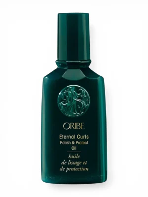 Oribe Eternal Curls Polish Protect Oil envase verde aceite definidor para rizos