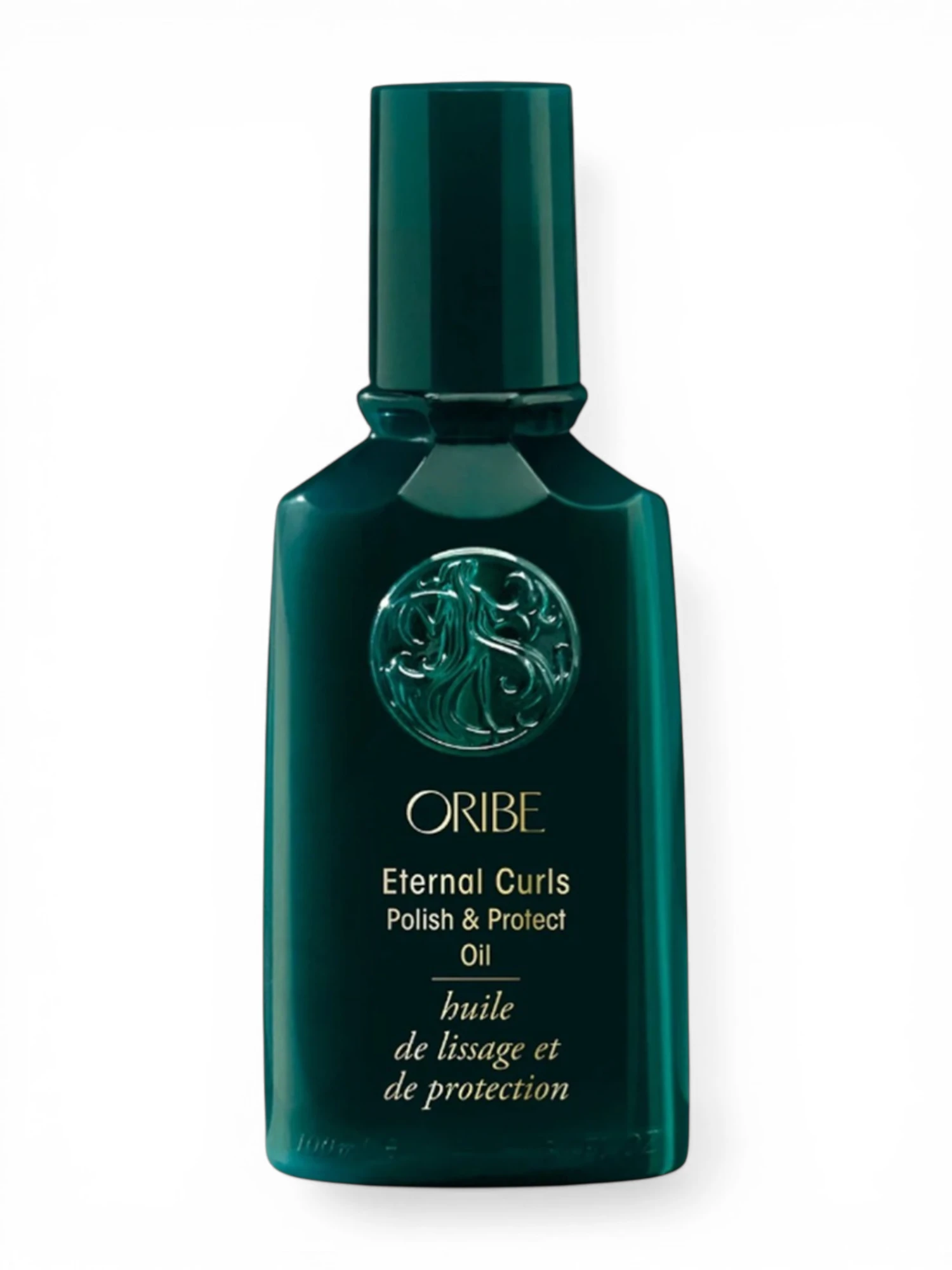 Oribe Eternal Curls Polish Protect Oil envase verde aceite definidor para rizos