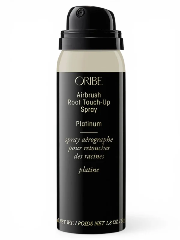 oribe-airbrush-root-touch-up-spray-platinum-75ml-packshot Oribe Airbrush Root Touch-Up Spray Platinum 75 ml spray para cubrir raíces en cabello rubio platino