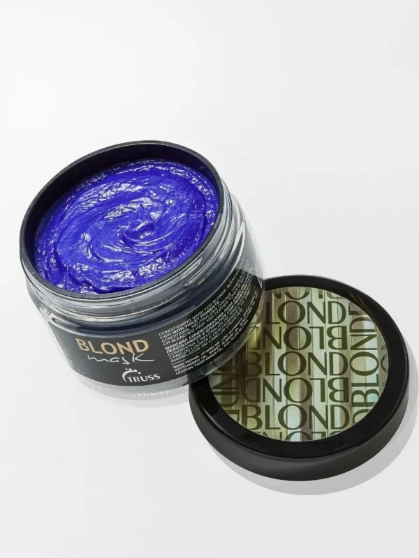 Textura de Truss Blond Mascarilla con pigmento violeta para neutralizar tonos amarillos