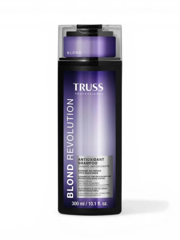 truss-blond-revolution-shampoo-300ml Truss Blond Revolution Shampoo 300 ml champú antioxidante para cabello rubio en envase profesional