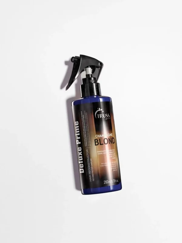 Detalle Truss Deluxe Prime Champagne Blond tratamiento capilar matizador y protector termico