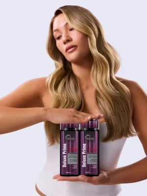 Cabello reparado y suave con Truss Deluxe Prime Plus Shampoo tratamiento intensivo profesional