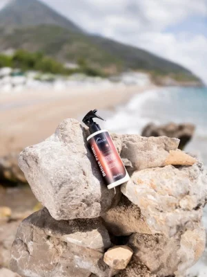 Truss Deluxe Prime Summer en playa spray protector capilar frente a sol sal y cloro