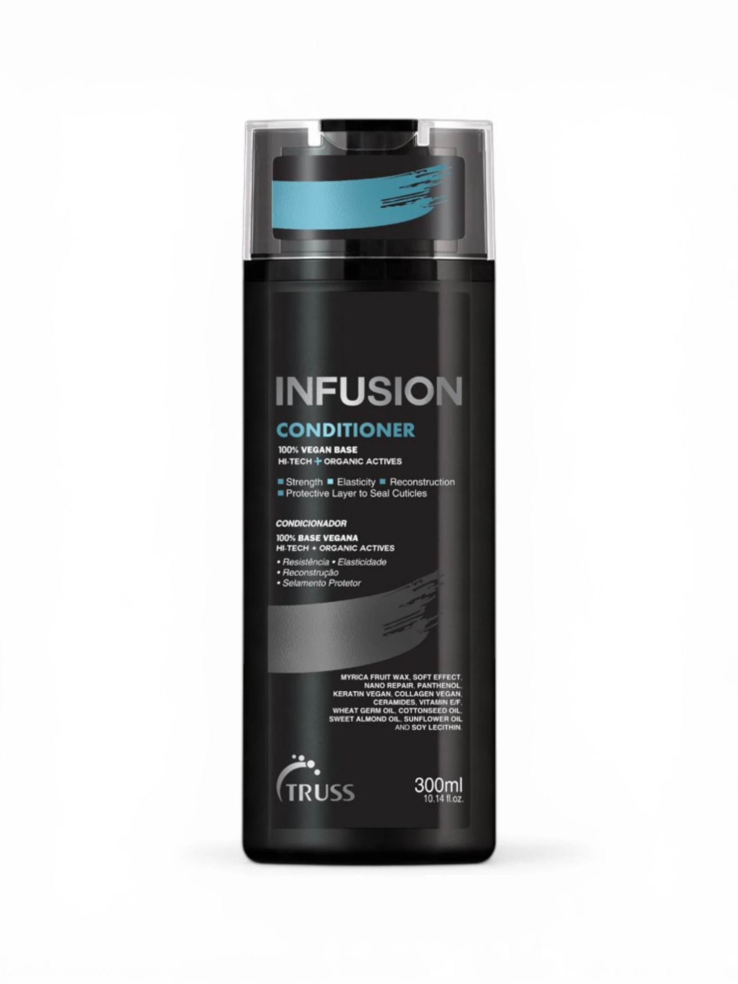 Truss Infusion Conditioner 300 ml envase negro acondicionador reparador capilar