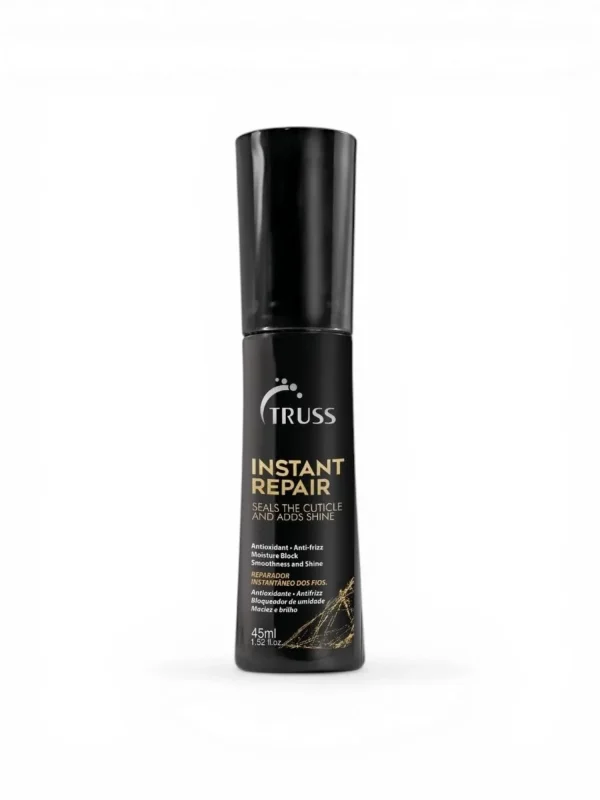 truss-instant-repair-45ml-producto Truss Instant Repair 45 ml envase negro sobre fondo blanco