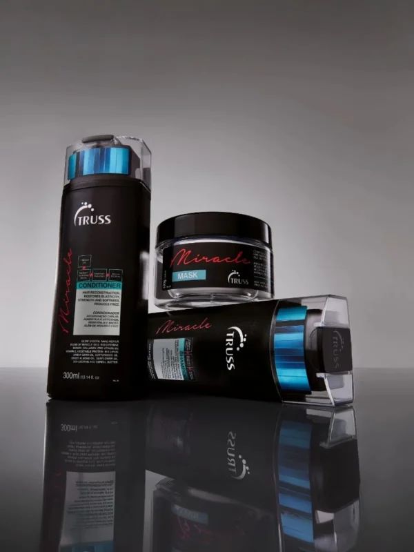 Truss Miracle Shampoo, Conditioner y Mask rutina completa de reparación capilar profesional