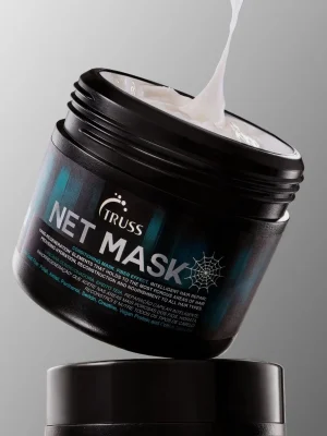 Textura cremosa de Truss Net Mask mostrando consistencia del tratamiento capilar