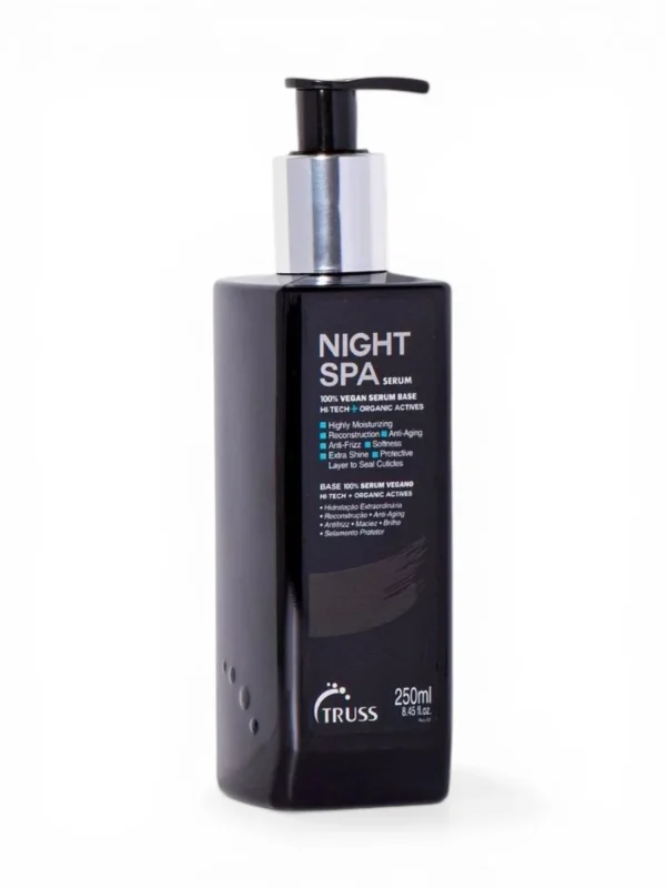 truss-night-spa-250ml-producto Truss Night Spa 250 ml envase con dosificador sobre fondo blanco