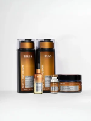 Línea Truss Nutri Infusion con champú, acondicionador, mascarilla, aceite y tratamiento