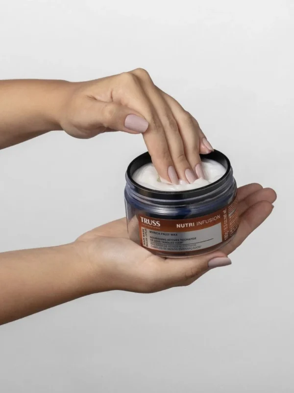 Textura de Truss Nutri Infusion Mask durante aplicación