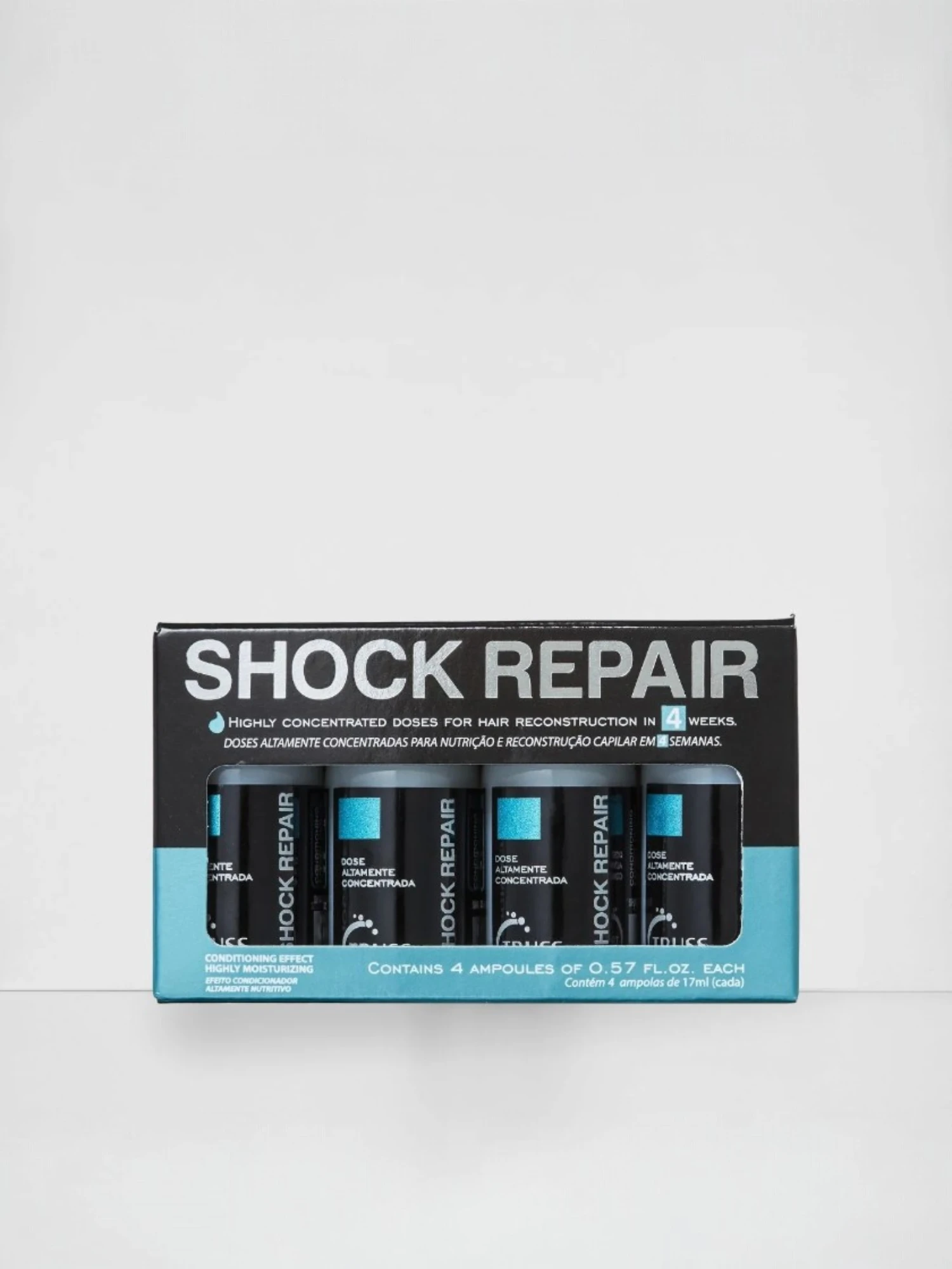Caja Truss Shock Repair con ampollas visibles