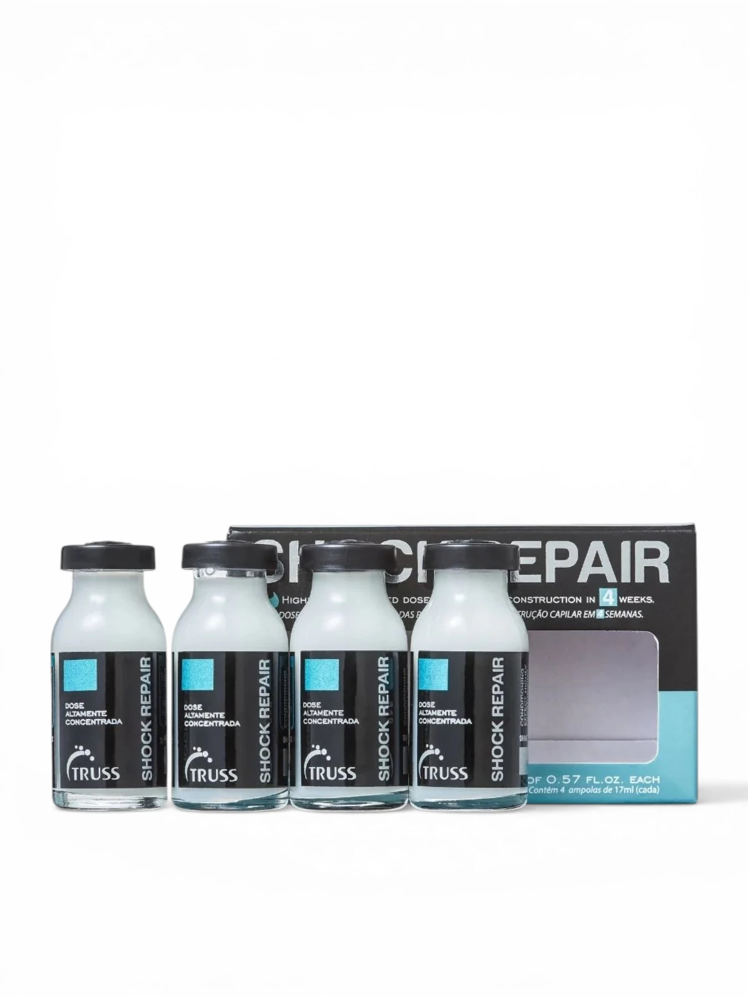 Pack Truss Shock Repair con 4 ampollas y caja
