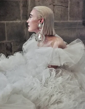 Peinado de novia moderno y actual
